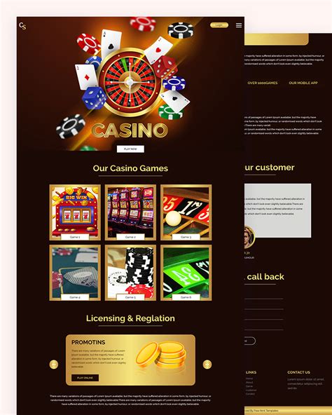 casino web site template - casino game website template.